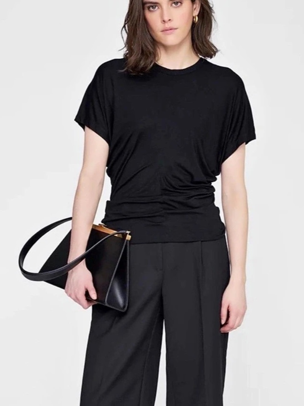 NEW Anine Bing. Zadig Tee Black Short Sleeve